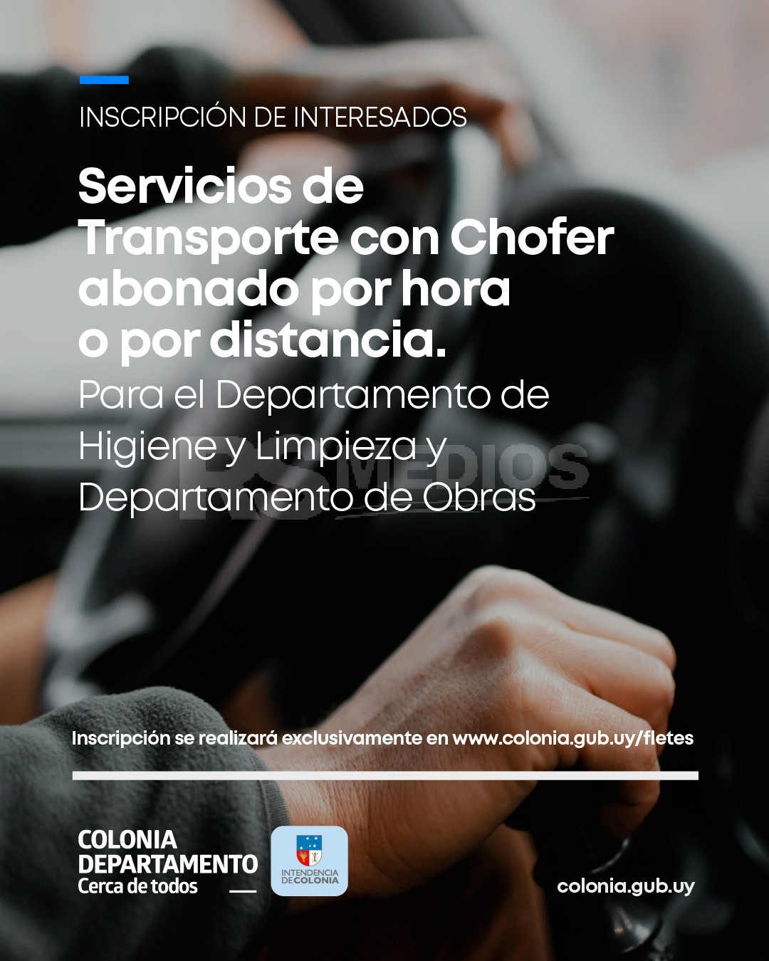 Llamados a interesados pa servicio de transporte con chofer por hora. — imagen 2