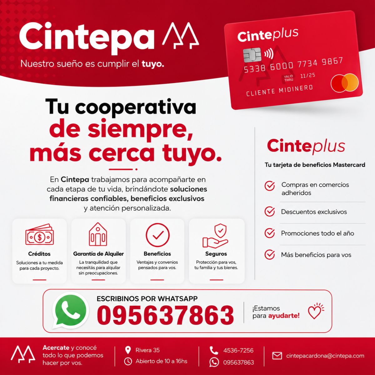 Publicidad de CINTEPA - Institucional
