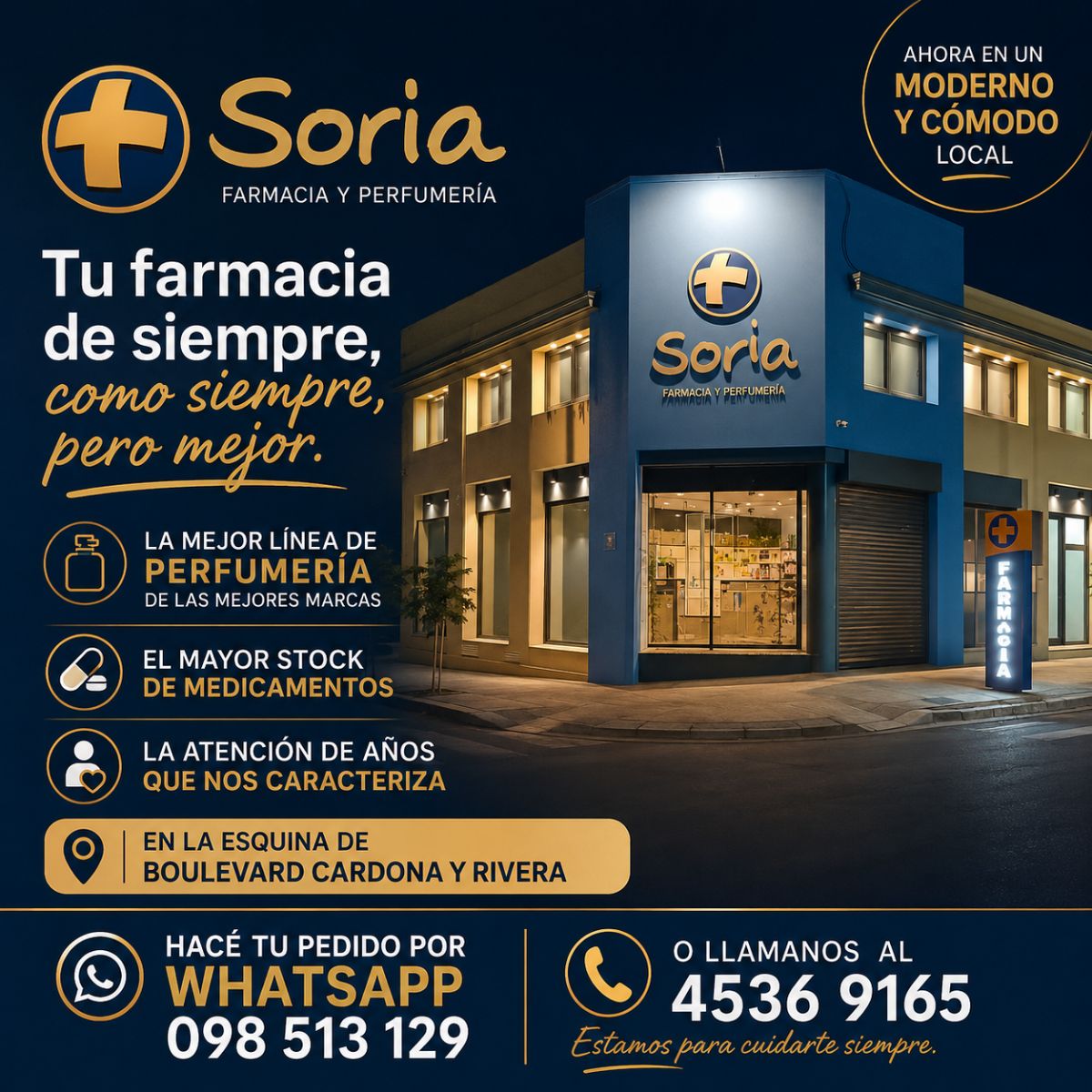 Publicidad de FARMACIA SORIA - Institucional